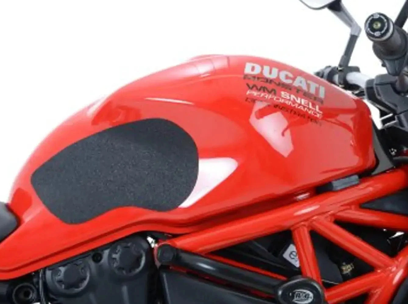 EZRG214 - R&G RACING Ducati Monster 1100 / EVO / 1200 S / 797 Fuel Tank Traction Grips