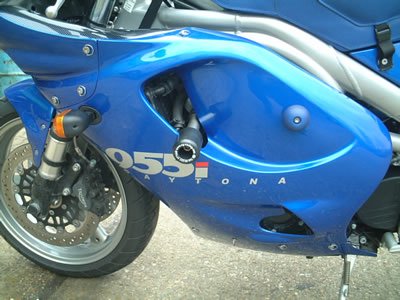CP0037 - R&G RACING Triumph Daytona 955i Frame Crash Protection Sliders "Classic"