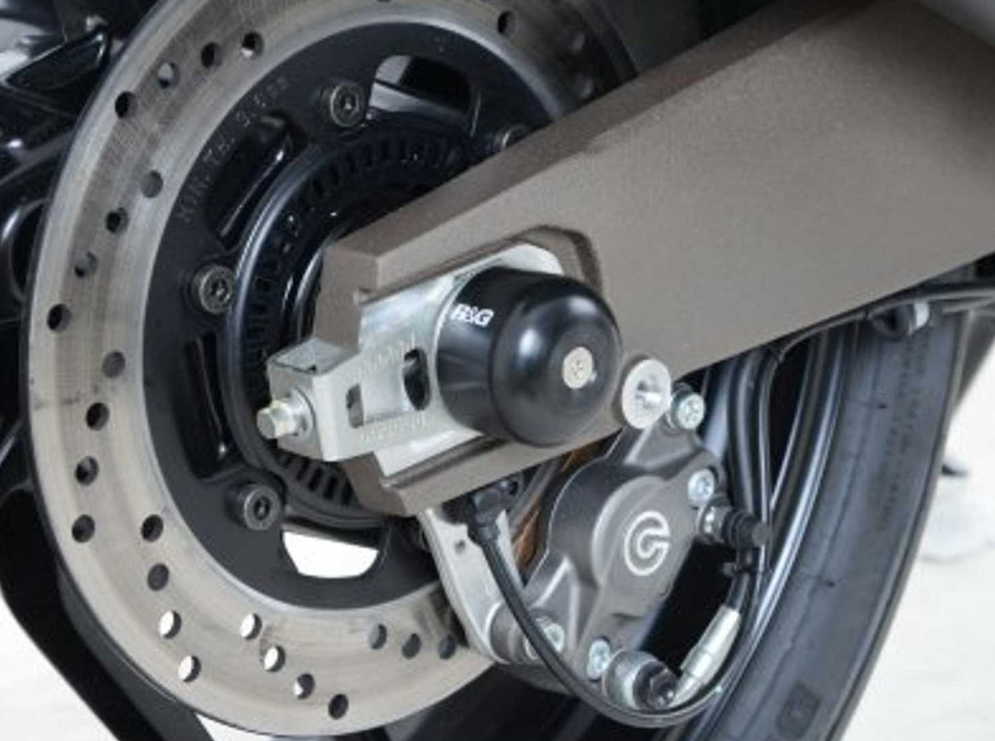 SP0061 - R&G RACING Ducati Monster 821 (14/18) Rear Wheel Sliders (swingarm)