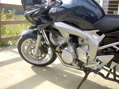 CP0110 - R&G RACING Yamaha FZ6 Fazer Frame Crash Protection Sliders "Classic"