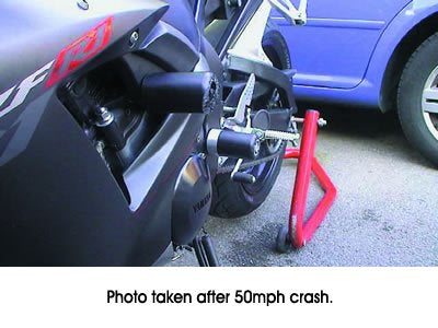 CP0057 - R&G RACING Yamaha YZF-R1 (02/03) Frame Crash Protection Sliders "Classic"