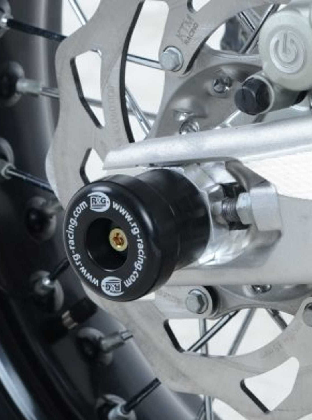 SP0065 - R&G RACING Husqvarna FS 450 / Moto Morini Corsaro Rear Wheel Sliders (swingarm)