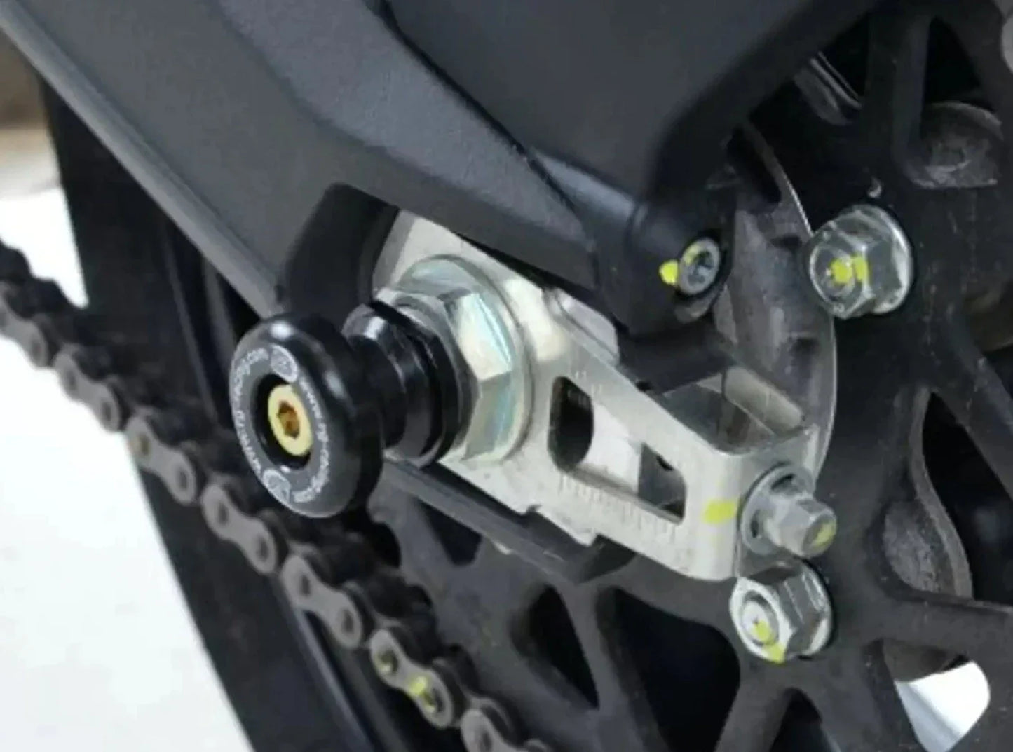SS0044 - R&G RACING Ducati Scrambler / Monster 797 Rear Wheel Sliders (paddock stand bobbins)