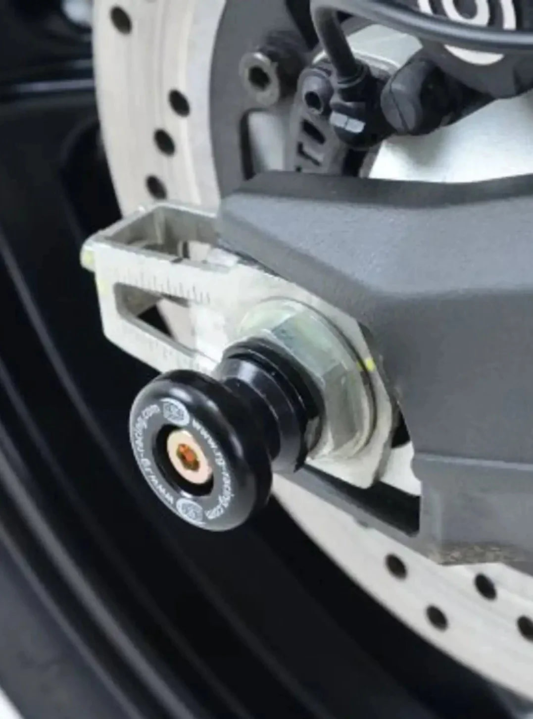SS0044 - R&G RACING Ducati Scrambler / Monster 797 Rear Wheel Sliders (paddock stand bobbins)