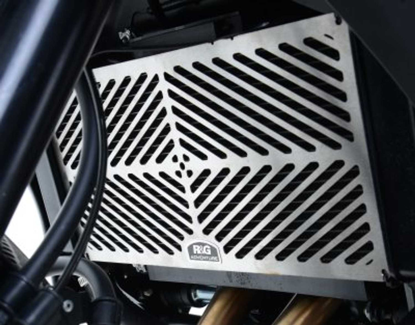 SRG0034 - R&G RACING Kawasaki KLE650 Versys (2015+) Radiator Guard (steel)