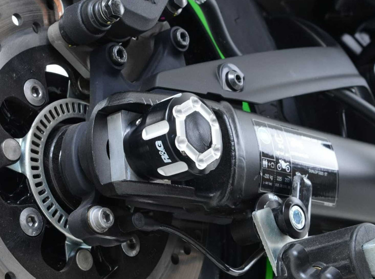 SP0069 - R&G RACING Kawasaki Vulcan S / Cafe' Rear Wheel Sliders (swingarm)