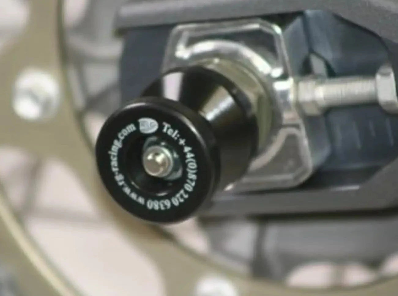 SS0021 - R&G RACING BMW G650 X Rear Wheel Sliders (paddock stand bobbins)