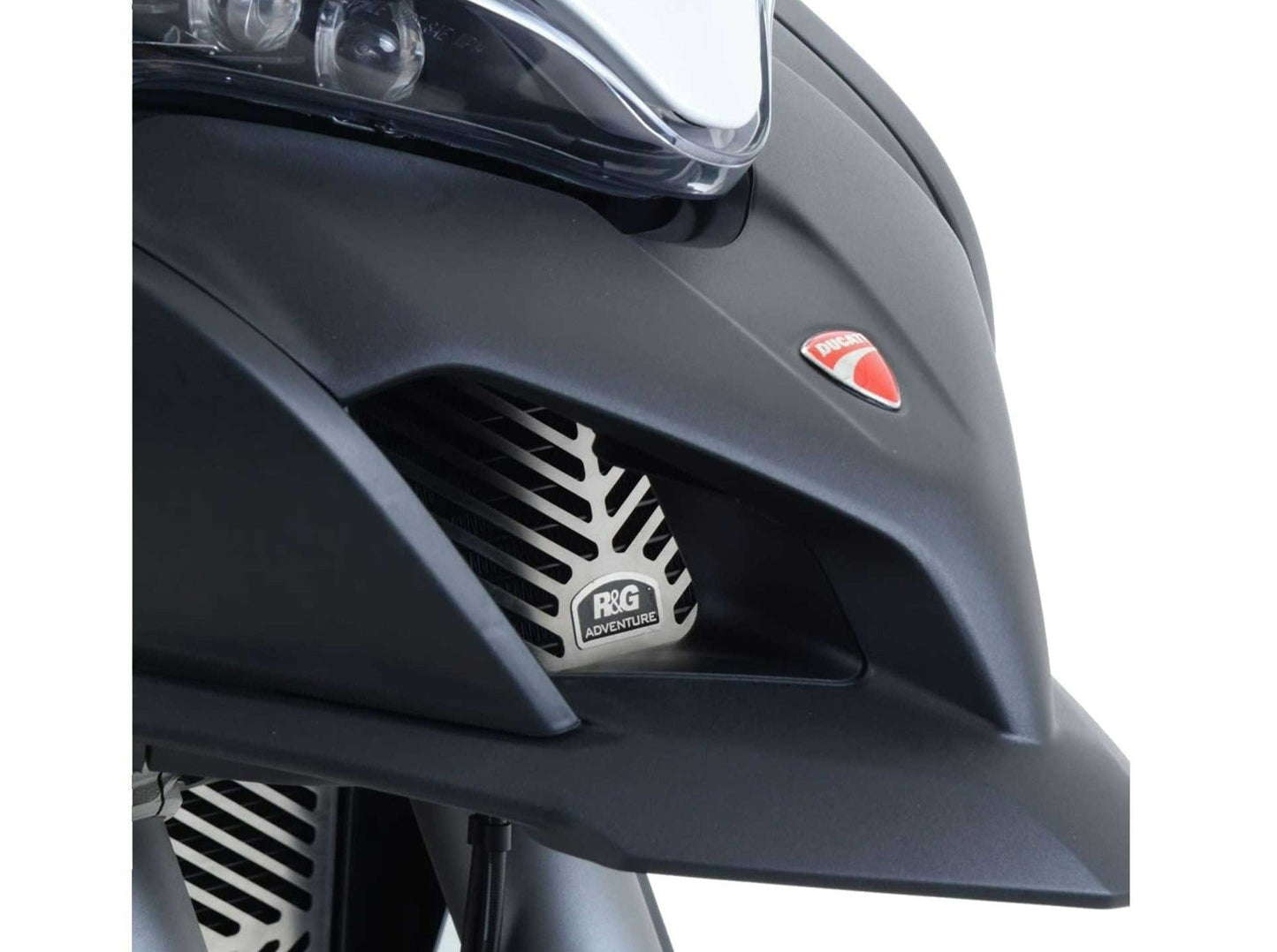 SCG0008 - R&G RACING Ducati Multistrada 950 / 1200 / 1260 / V2 / V2S Oil Cooler Guard (stainless steel)
