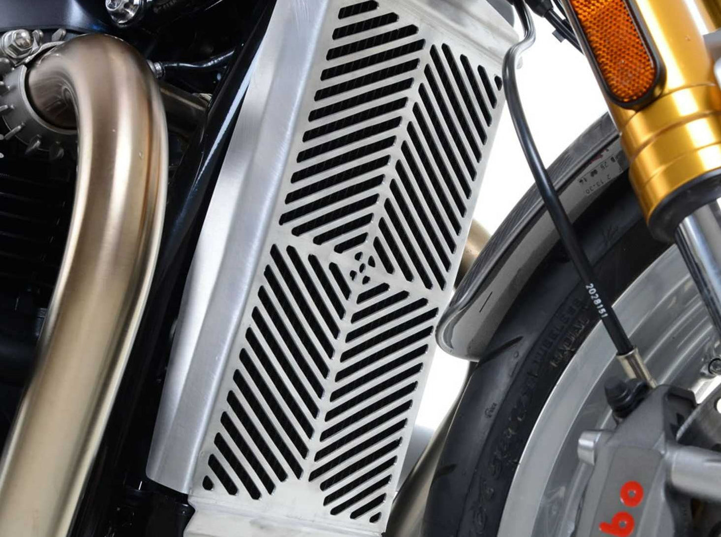 SRG0047 - R&G RACING Triumph Radiator Guard (steel)