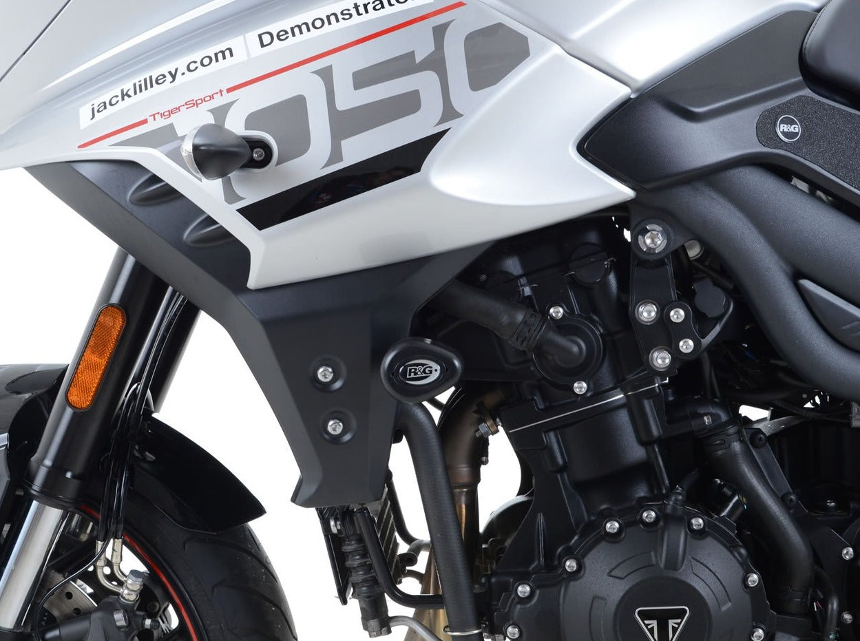 CP0409 - R&G RACING Triumph Tiger 1050 Sport (16/18) Frame Crash Protection Sliders "Aero"