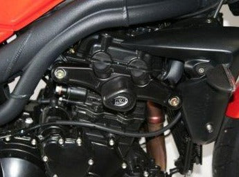 CP0230 - R&G RACING Triumph Speed Triple 1050 (08/10) Frame Crash Protection Sliders "Aero"