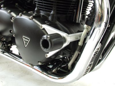 CP0259 - R&G RACING Triumph Bonneville / Thruxton 900 / Scrambler 900 Frame Crash Protection Sliders "Classic"
