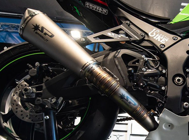 SPARK Kawasaki ZX-10R (2021+) Full Titanium Exhaust System "Konix" (racing)