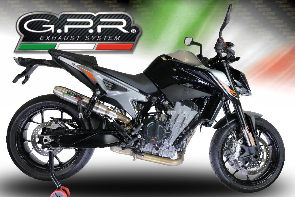 GPR KTM 790 / 890 Duke Slip-on Exhaust "Deeptone Inox"