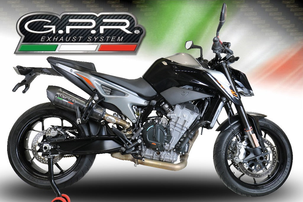 GPR KTM 790 / 890 Duke Slip-on Exhaust "GP Evo 4 Poppy" (EU homologated)