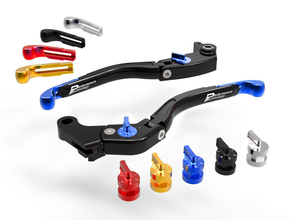 LEA11 - PERFORMANCE TECHNOLOGY Yamaha YZF-R1 / YZF-R6 Handlebar Levers "Eco GP 2" (adjustable)