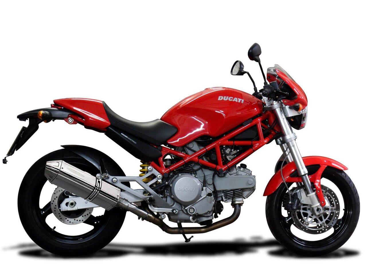 DELKEVIC Ducati Monster 620 Slip-on Exhaust 13" Tri-Oval