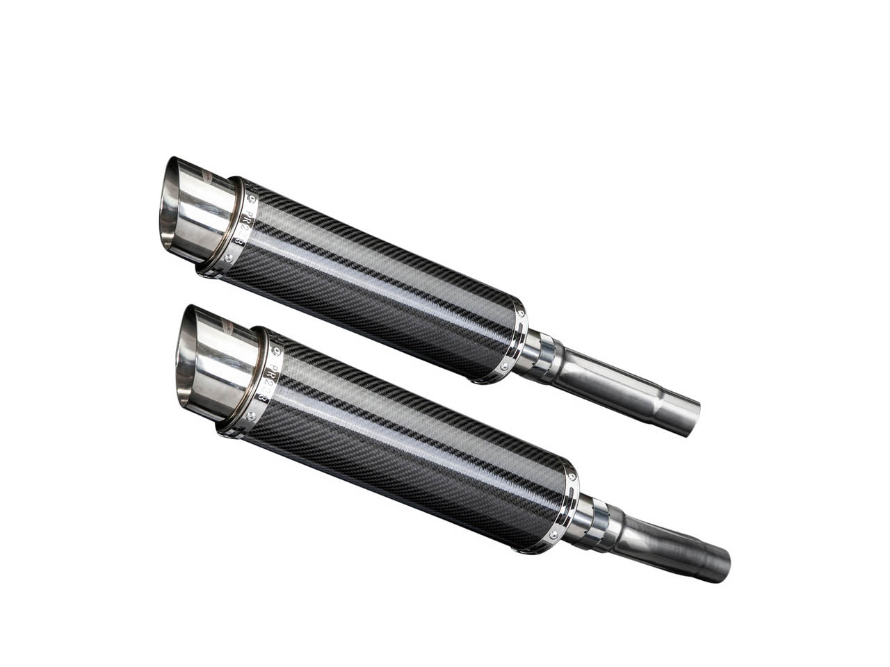 DELKEVIC Ducati Monster 620 Slip-on Exhaust DL10 14" Carbon