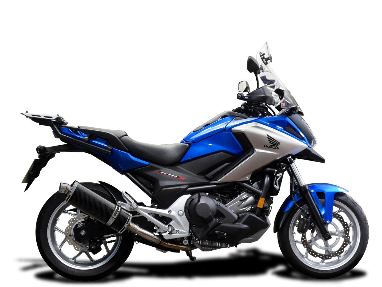 DELKEVIC Honda NC700 / NC750 (12/19) Slip-on Exhaust Stubby 14" Carbon