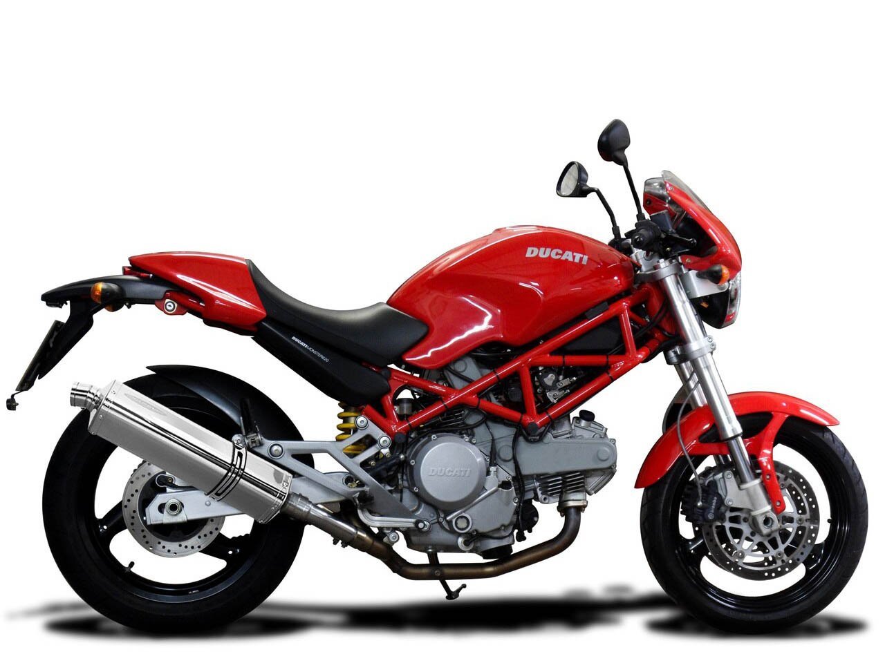 DELKEVIC Ducati Monster 620 Slip-on Exhaust Stubby 17" Tri-Oval