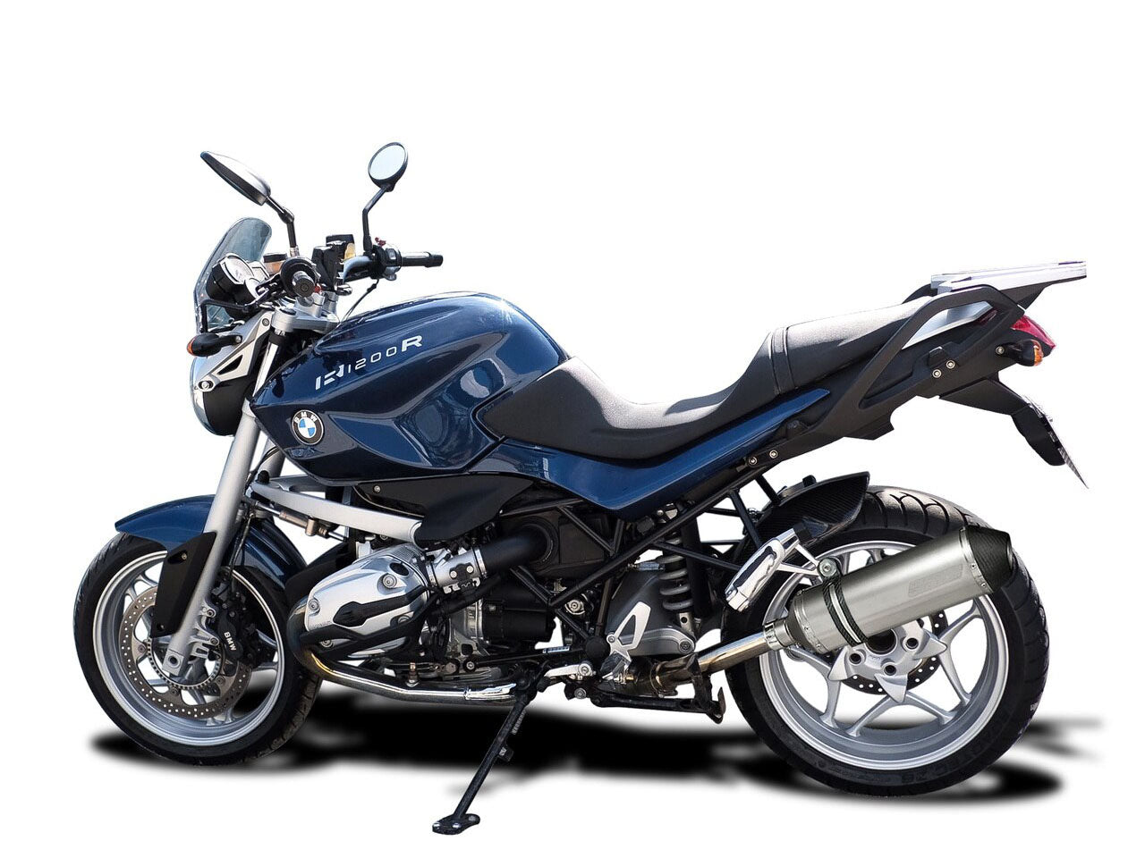 DELKEVIC BMW R1200R (06/10) Slip-on Exhaust 13.5" Titanium X-Oval