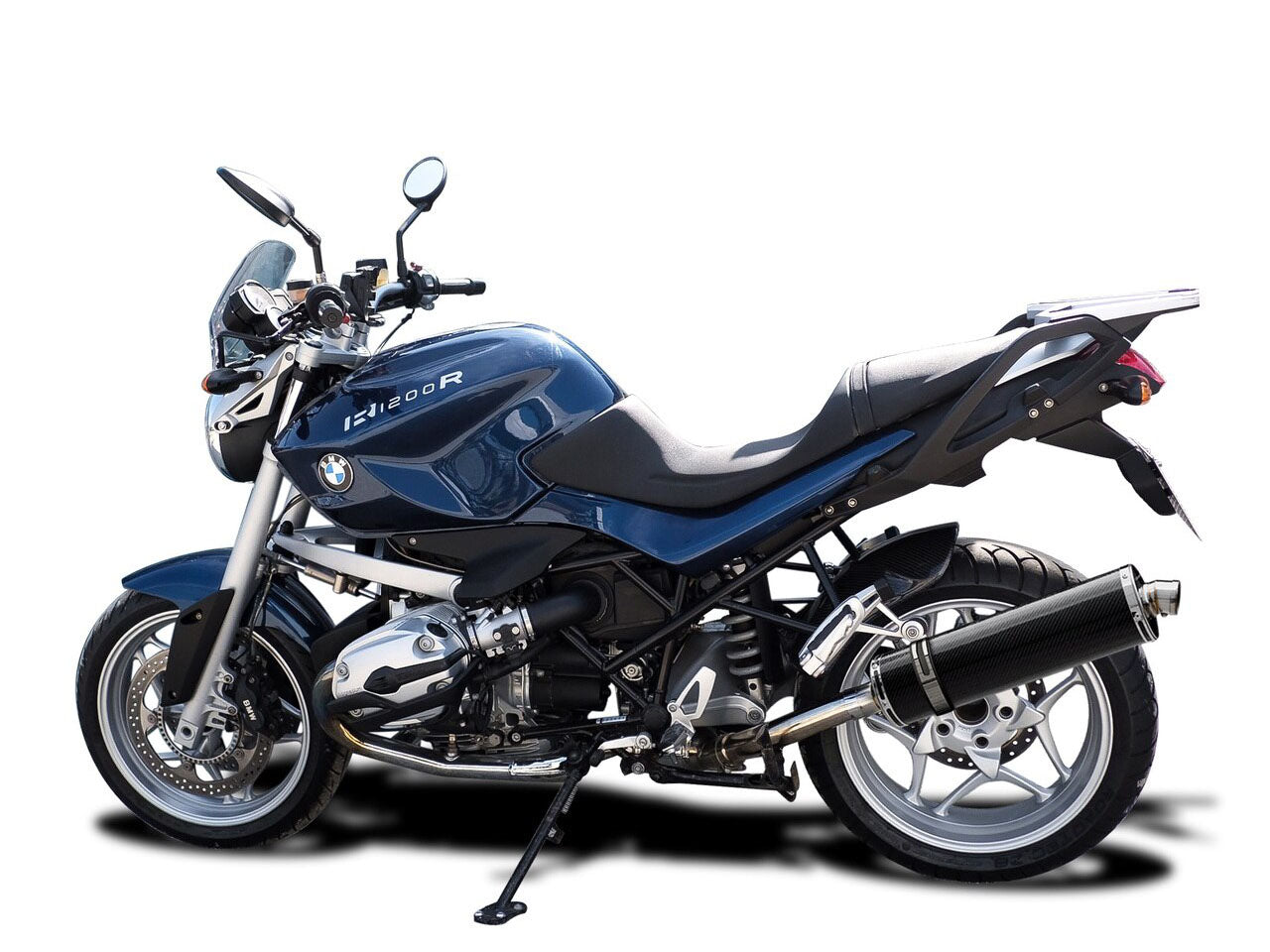 DELKEVIC BMW R1200R (06/10) Slip-on Exhaust Stubby 18" Carbon
