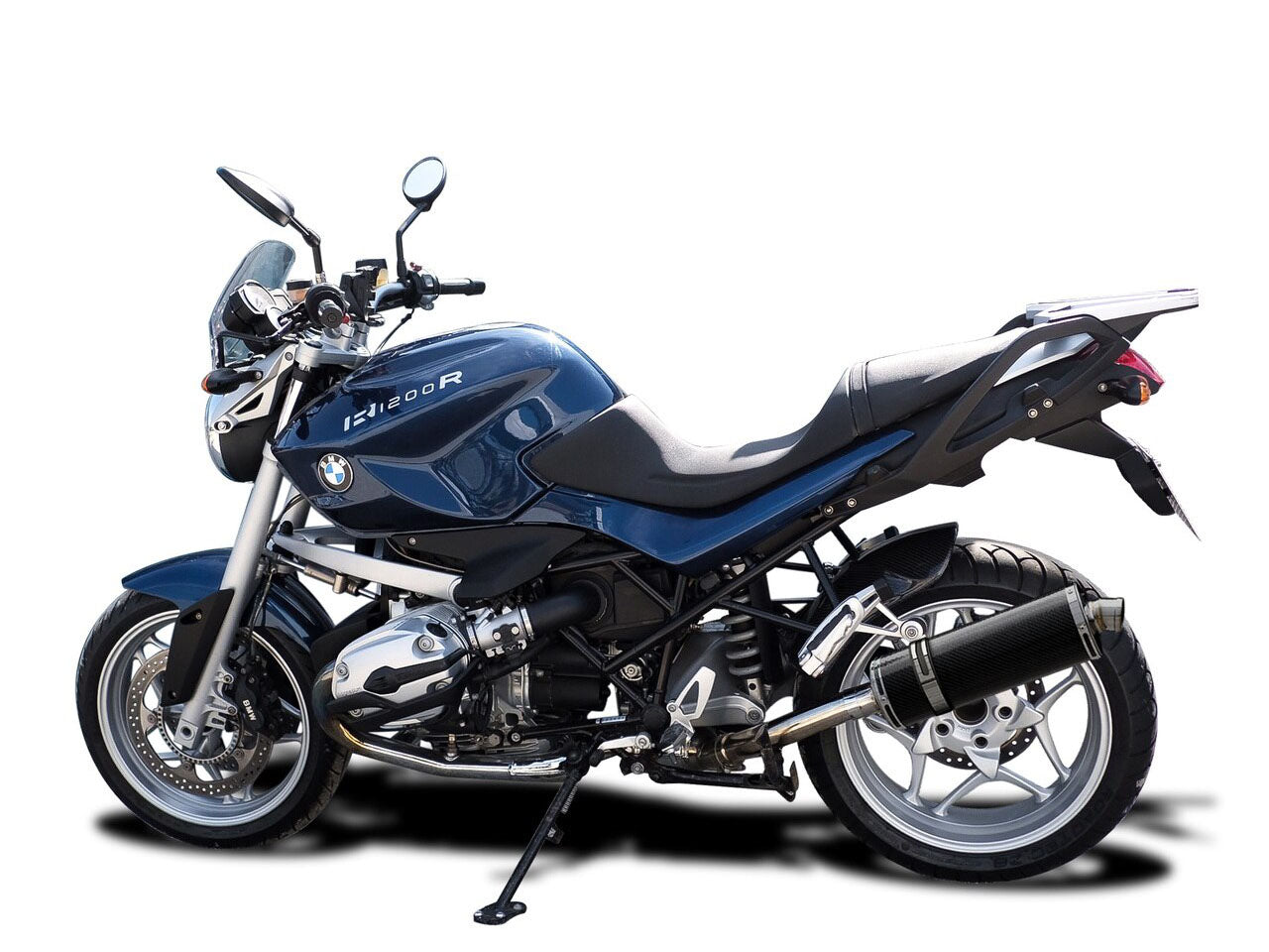 DELKEVIC BMW R1200R (06/10) Slip-on Exhaust Stubby 14" Carbon