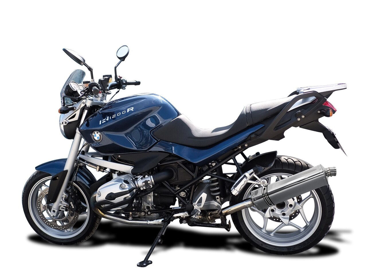 DELKEVIC BMW R1200R (06/10) Slip-on Exhaust Stubby 17" Tri-Oval