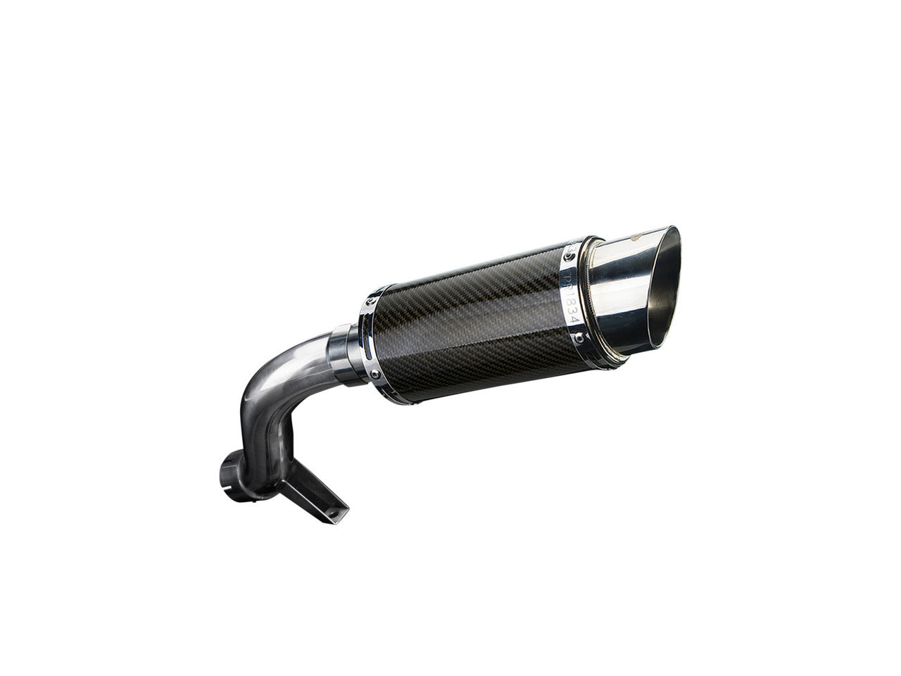 DELKEVIC BMW R1200GS (04/09) Slip-on Exhaust Mini 8" Carbon