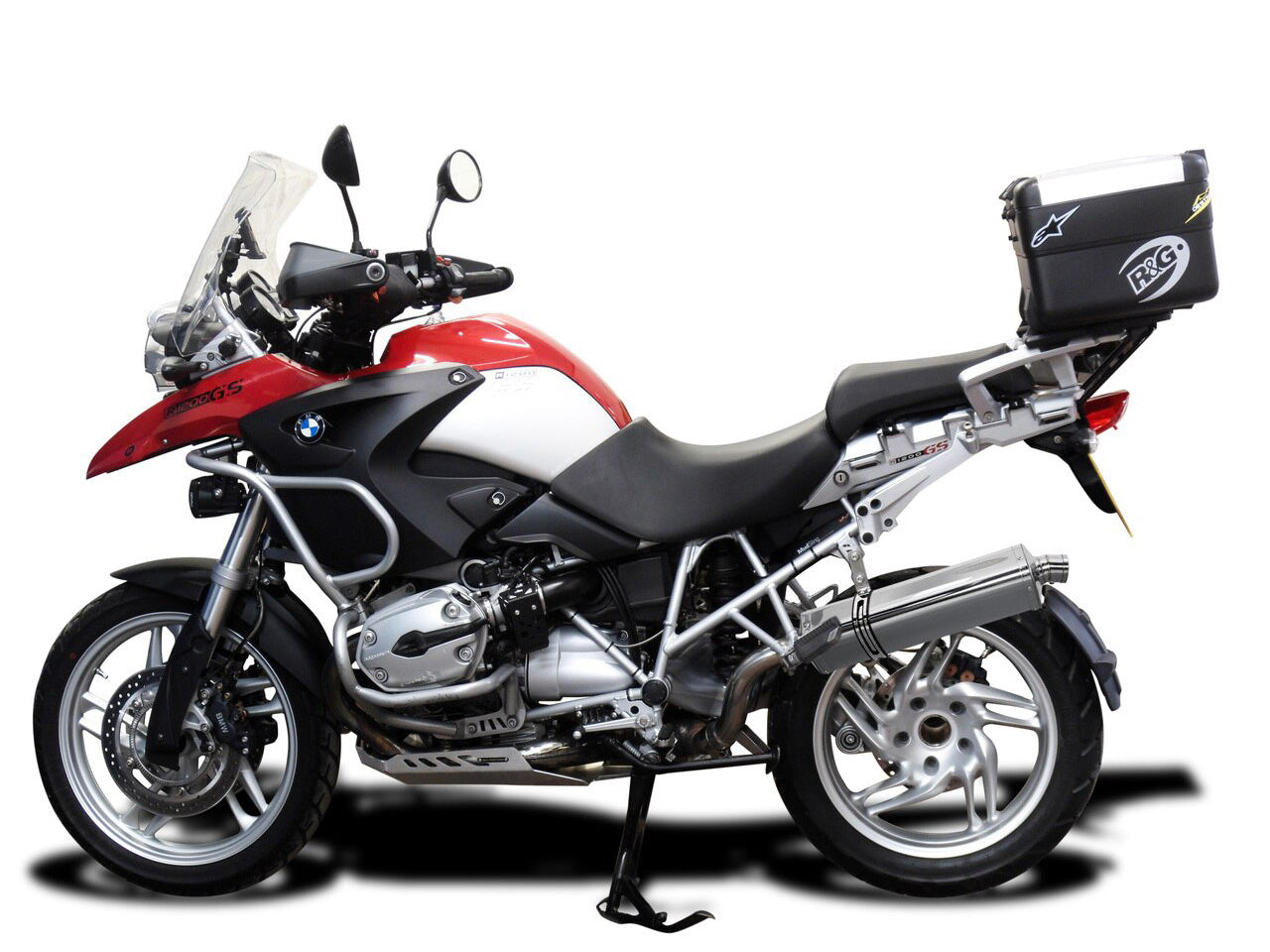 DELKEVIC BMW R1200GS (04/09) Slip-on Exhaust Stubby 17" Tri-Oval