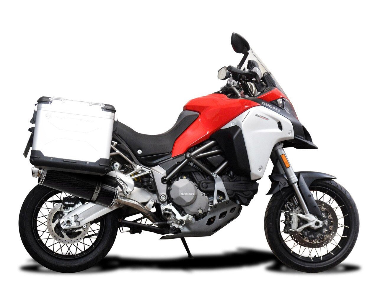 DELKEVIC Ducati Multistrada 1200 (15/18) Slip-on Exhaust Stubby 18" Carbon