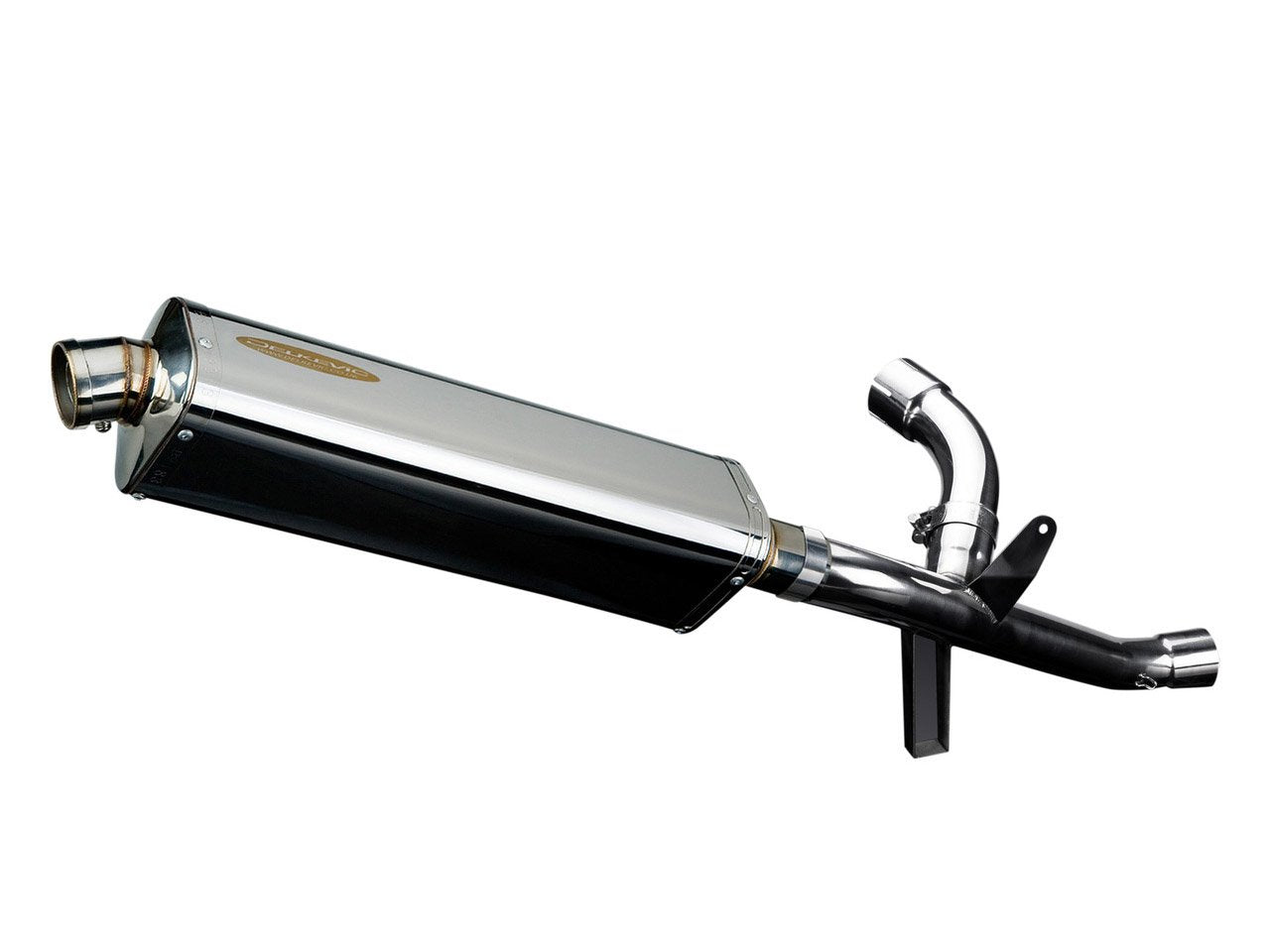 DELKEVIC Ducati Multistrada 950 De-Cat Slip-on Exhaust Stubby 17" Tri-Oval