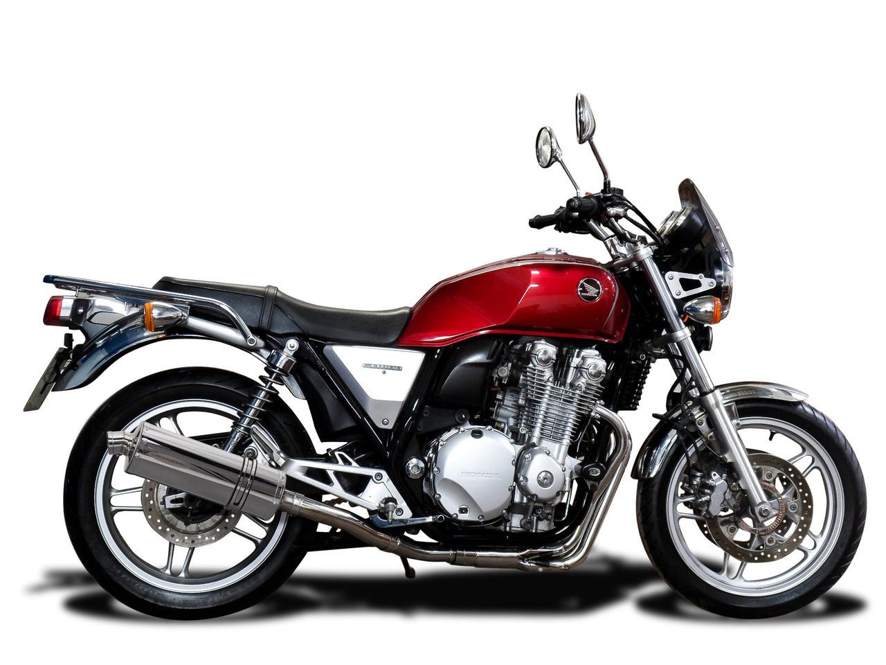 DELKEVIC Honda CB1100 Full Exhaust System with Stubby 14" Silencer