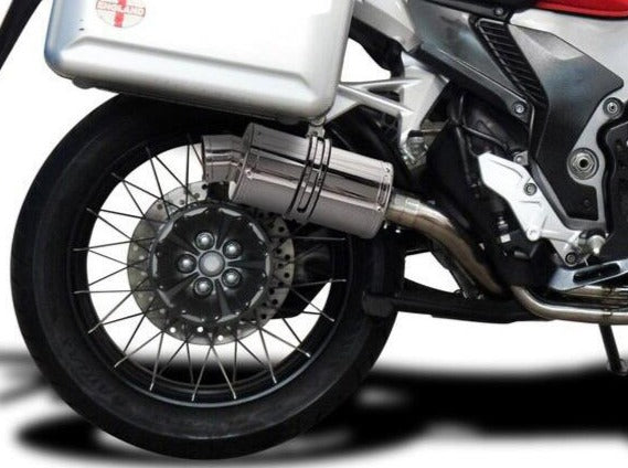 DELKEVIC Honda VFR1200X Crosstourer Full Exhaust System with SS70 9" Silencer