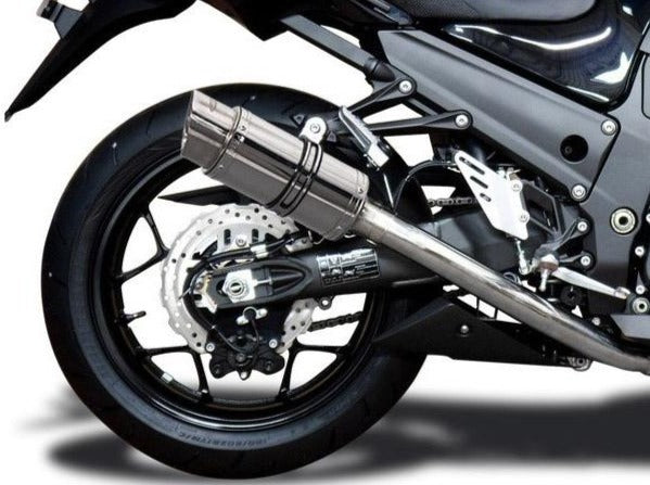 DELKEVIC Kawasaki Ninja ZX-14R Full Exhaust System with Mini 8" Silencers