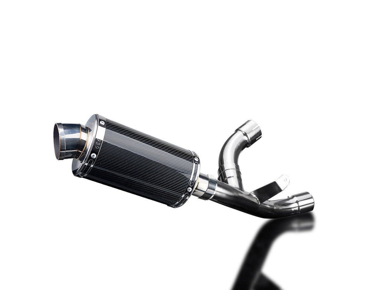 DELKEVIC Ducati Supersport 939 (17/20) De-Cat Slip-on Exhaust DS70 9" Carbon