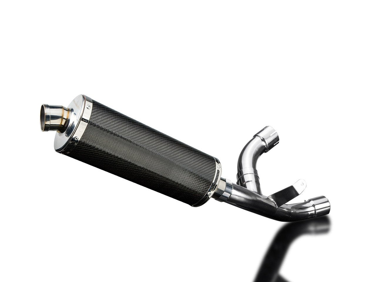 DELKEVIC Ducati Supersport 939 (17/20) De-Cat Slip-on Exhaust Stubby 14" Carbon