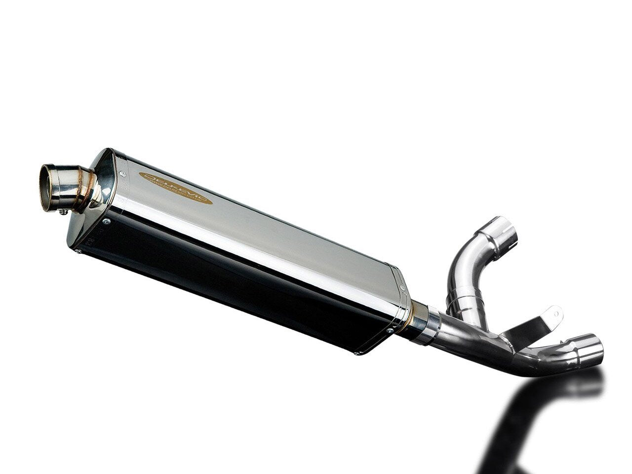 DELKEVIC Ducati Supersport 939 (17/20) De-Cat Slip-on Exhaust Stubby 17" Tri-Oval