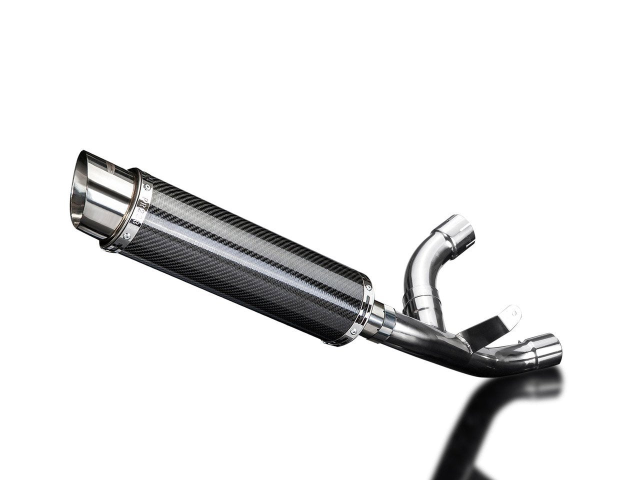 DELKEVIC Ducati Supersport 939 (17/20) De-Cat Slip-on Exhaust DL10 14" Carbon