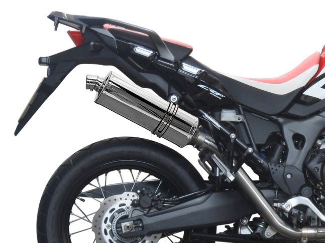 DELKEVIC Honda CRF1000L Africa Twin (16/19) Full 2-1 Exhaust System with Stubby 14" Silencer