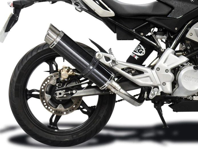 DELKEVIC BMW G310R (16/19) Full Exhaust System DL10 14" Carbon