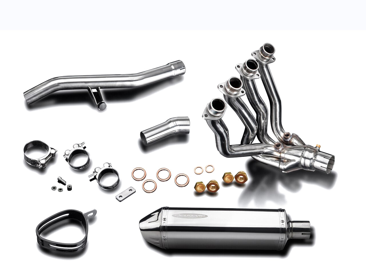 DELKEVIC Kawasaki GTR1400 / Concours 14 Full Exhaust System 13" Tri-Oval