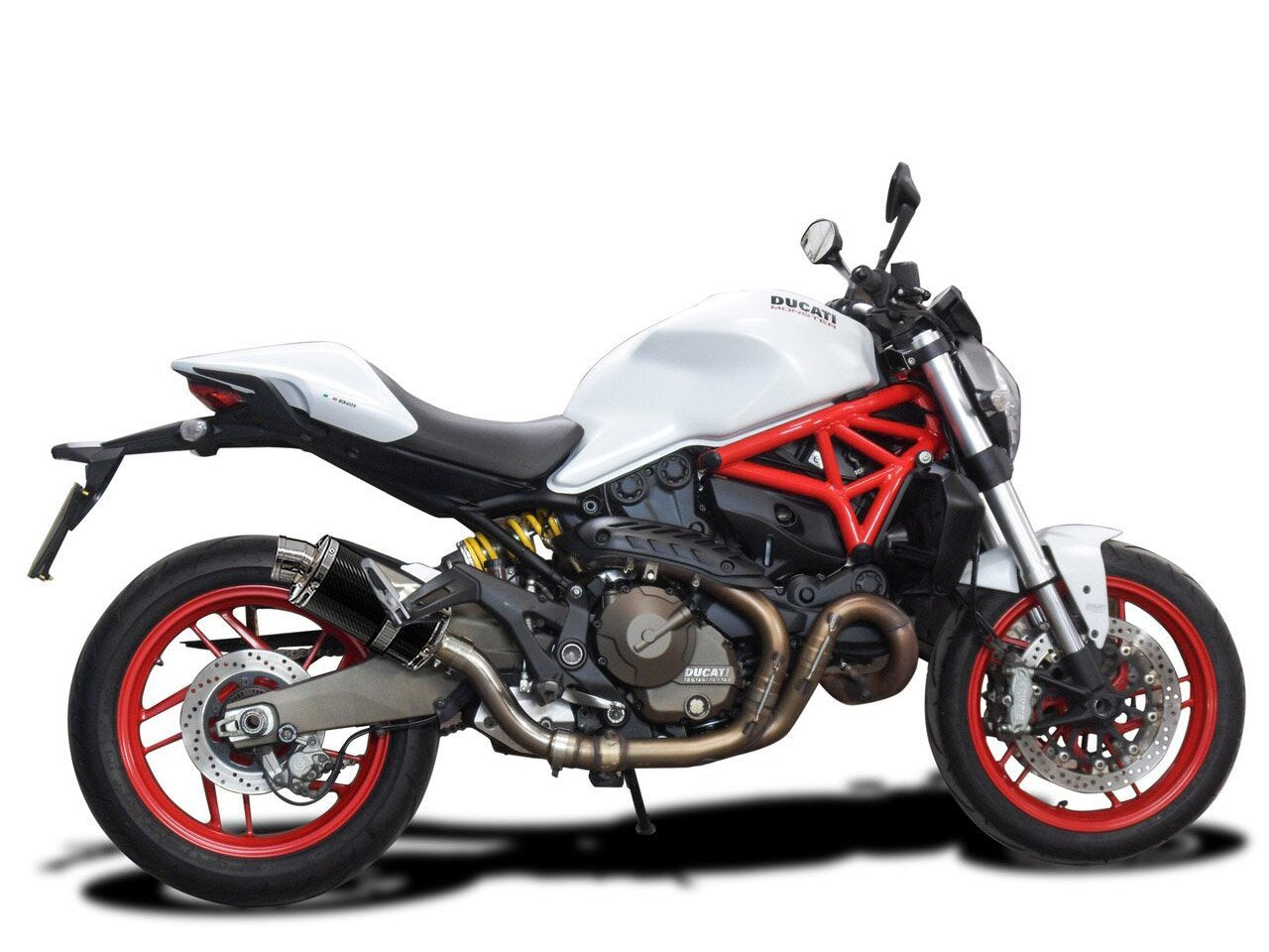DELKEVIC Ducati Monster 821 / 1200 Slip-on Exhaust DS70 9" Carbon