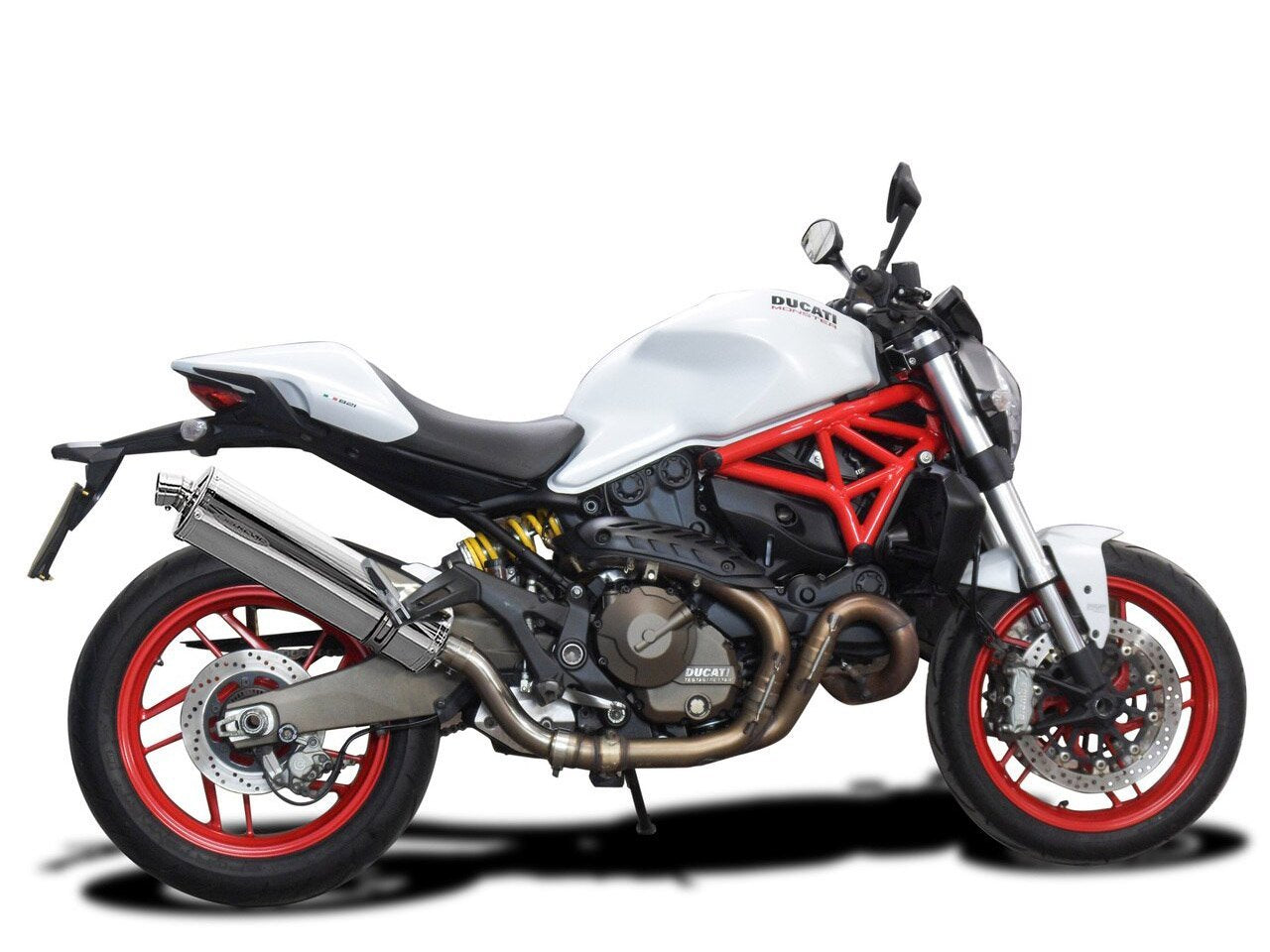 DELKEVIC Ducati Monster 821 / 1200 Slip-on Exhaust Stubby 18"