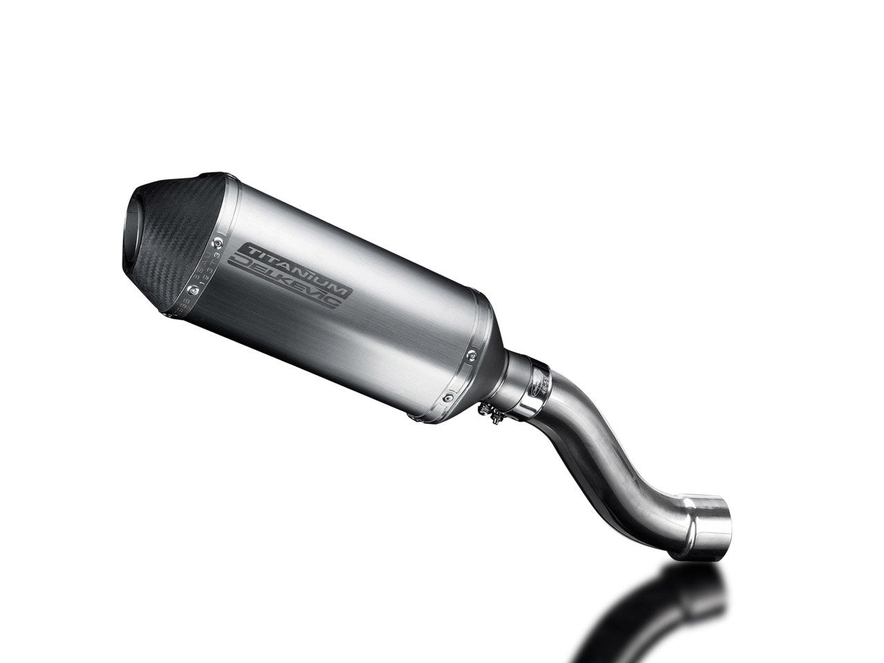 DELKEVIC Ducati Monster 821 / 1200 Slip-on Exhaust 10" X-Oval Titanium