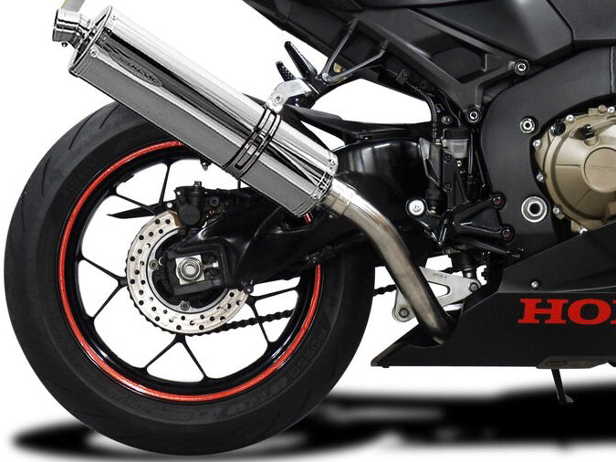 DELKEVIC Honda CBR1000RR (17/19) Slip-on Exhaust Stubby 18"