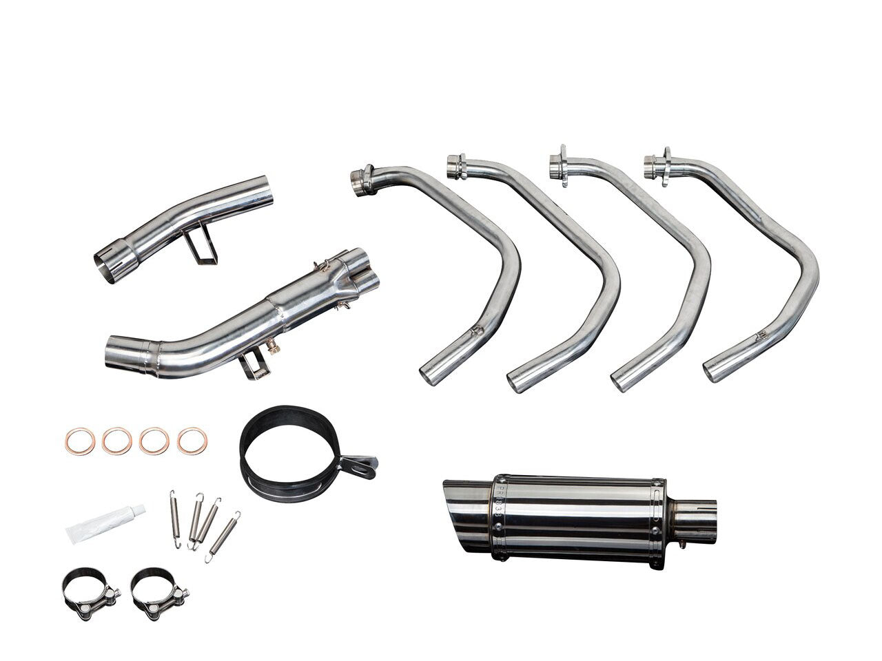 DELKEVIC Suzuki GSF1250 Bandit Full Exhaust System with Mini 8" Silencer