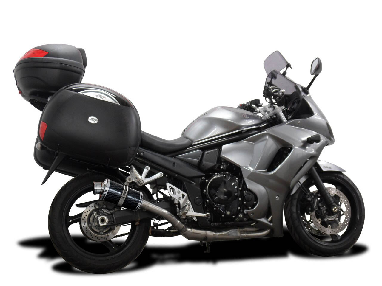 DELKEVIC Suzuki GSX1250FA Traveller Full Exhaust System with DS70 9" Carbon Silencer