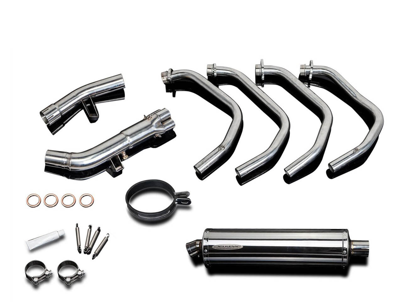 DELKEVIC Suzuki GSF650 Bandit (09/15) Full Exhaust System Stubby 18"