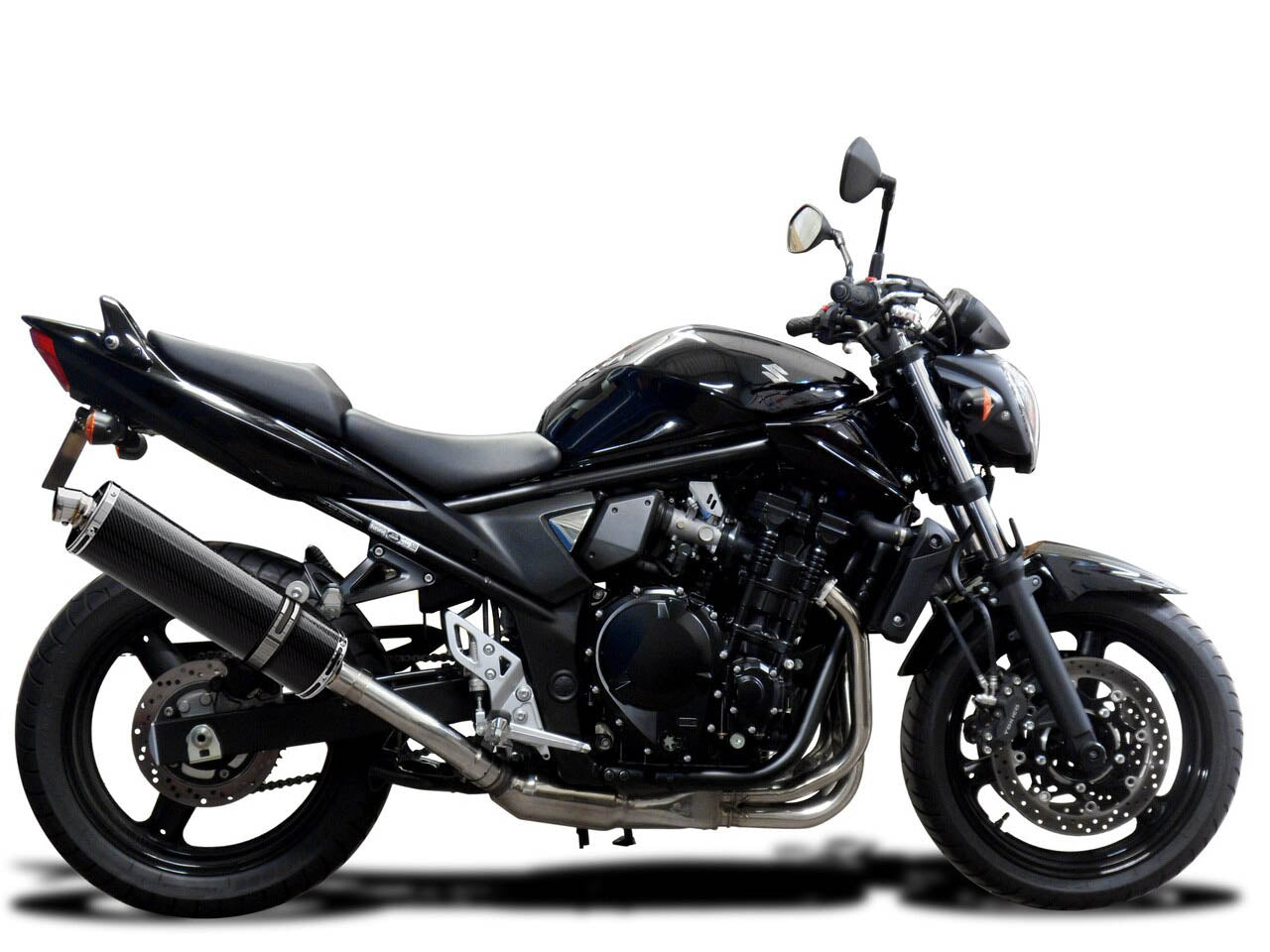 DELKEVIC Suzuki GSF650 Bandit (09/15) Full Exhaust System Stubby 18" Carbon